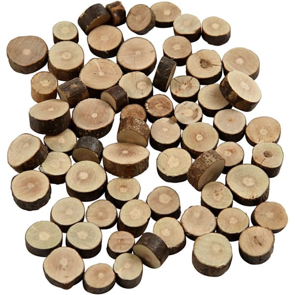 Trämix - dia. ca 10-15 x 5 mm - 230 g