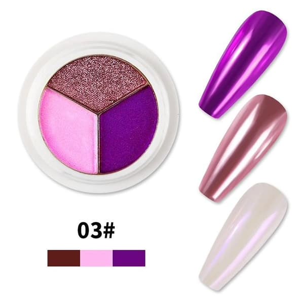 Magic Mirror Solid Nail Glitter Powder - Pigmentti - Kynsikoristeet