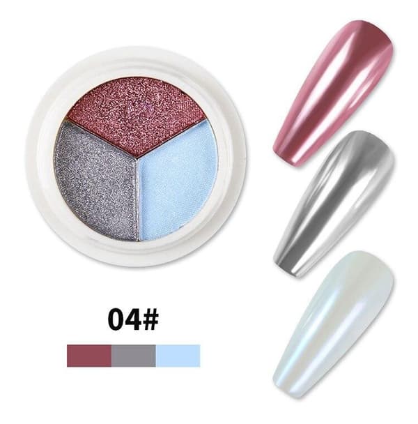 Magic Mirror Solid Nail Glitter Powder - Pigmentti - Kynsikoristeet