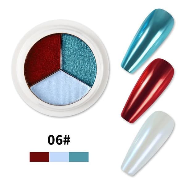 Magic Mirror Solid Nail Glitter Powder - Pigmentti - Kynsikoristeet