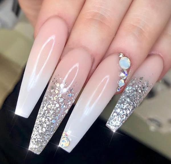 6 kpl kynsi glitter glitteriä, kynsikoristeita