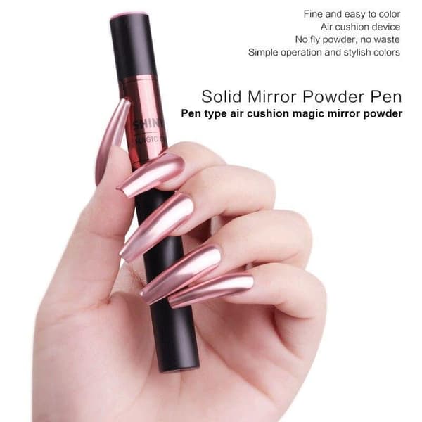 Mirror powder pen - Krompigment - 18 forskellige farver -