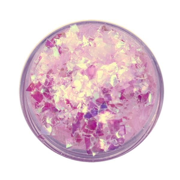 Negleglitter - Flakes / Mylar - Babyrosa - 8ml - Glitter