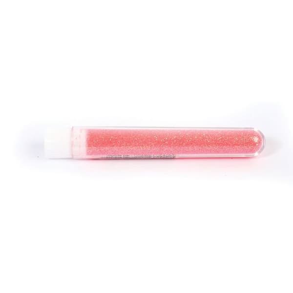 Biologiskt nedbrytbart glitterpulver 2,7 g - korallrosa