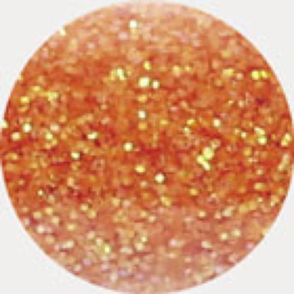 Pulverat glitter - Ej specificerat - Orange - 2,7 g - Biologiskt nedbrytbart - Ultrafint