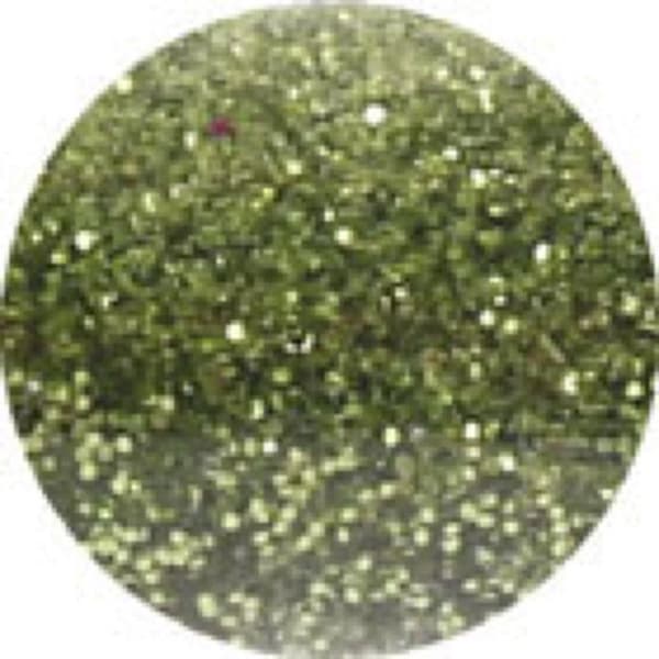 Biologiskt nedbrytbart glitterpulver 2,7 g - khakigrönt