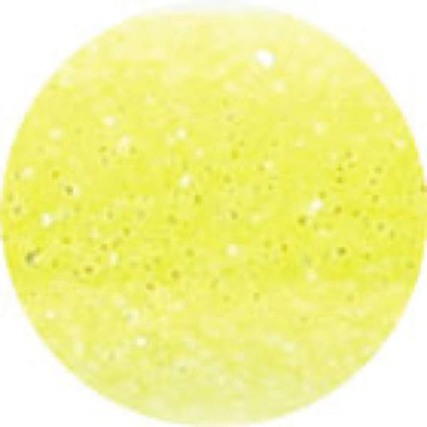 Biologiskt nedbrytbart glitterpulver 2,7 g - neongult
