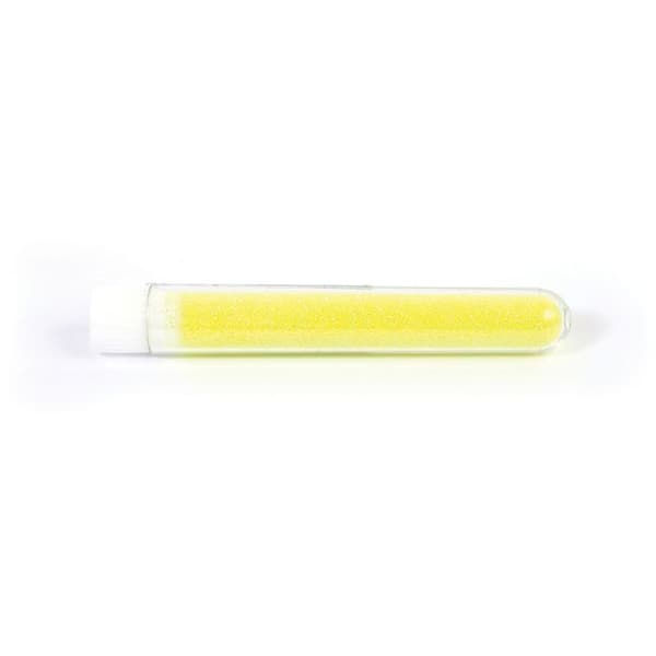 Biologiskt nedbrytbart glitterpulver 2,7 g - neongult
