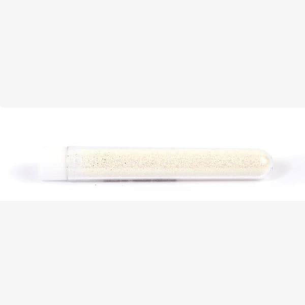 Biologiskt nedbrytbara pulverflingor 2,7 g - vita