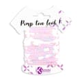 Miniatyrbild 1 av 2: Band Sequin Vit Iridescent 6m Bredd 6 mm