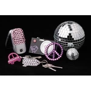 Strass autocollanter - Mixat - Set om 80 - Cirklar - Matchande färger - Textildekoration