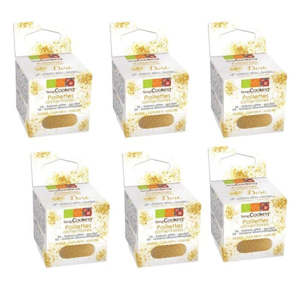 Gyllene ätbara flingor 30 g