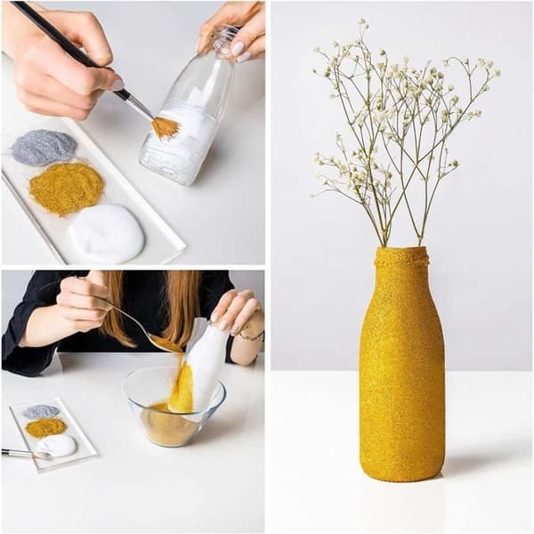 Fint glitter - Färgglitter - Ansiktsglitter - Guld - 200g