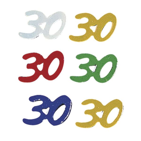 Paillettes jubilee 30 år 5 matchande färger 12 g