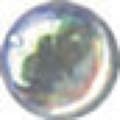 Miniatyrbild 2 av 2: Strass thermocollant tyg Ø 4mm Holografisk 80 stycken.