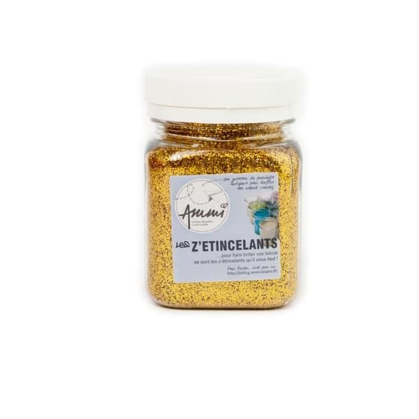 Glitterpulver - Guld - 115 g - Ammi