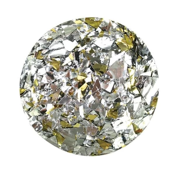 Festliga paljetter Silver och Guld 100 g - MegaCrea DIY - Vuxen