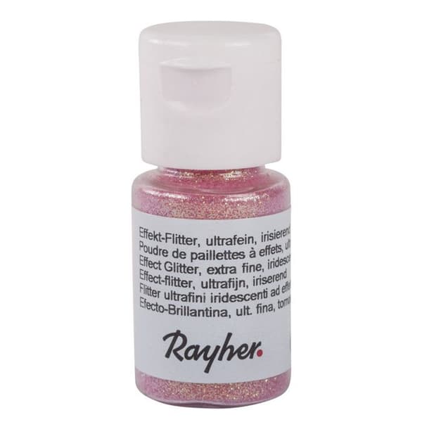 Iriserande glitterpulver - pastellrosa - Ult…