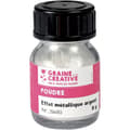 Miniatyrbild 1 av 2: Puder med metallisk effekt Silver