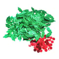 Miniatyrbild 2 av 2: Holly Leaves Paljetter 1,5 x 3 cm 50 gr