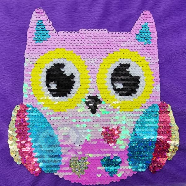 WOOPIE ART & FUN Kreativ Set Kudde för Att Dekorera Uggla