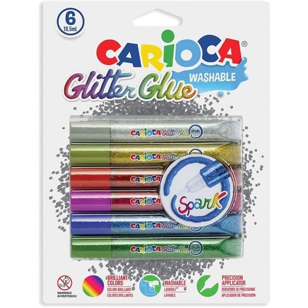 Paljett Carioca att fästa på (set om 6) - 42110