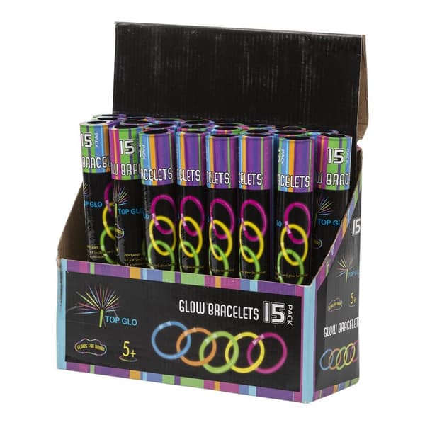 Glow Stick Armband 15-pack