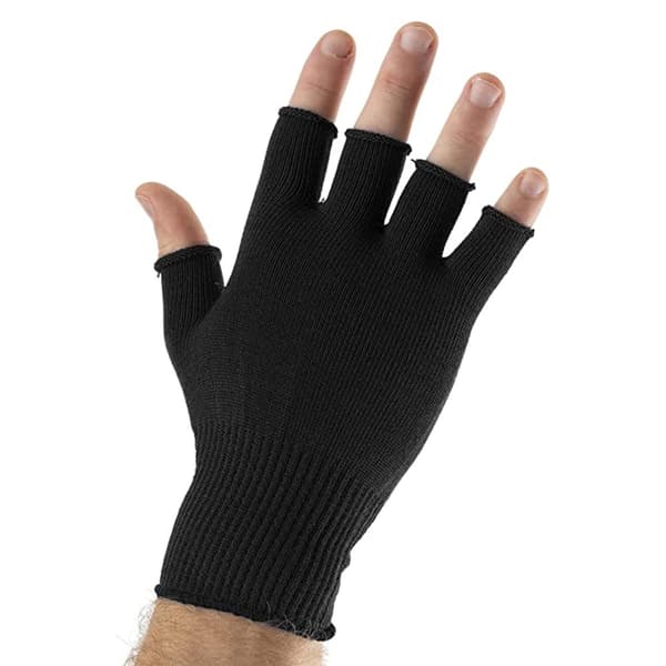 Beechfield Unisex Plain Basic Fingerless Winter Gloves