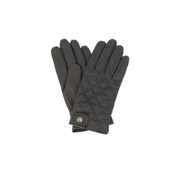 Eastern Counties Leather Mens Quilted Gloves Black S/M
