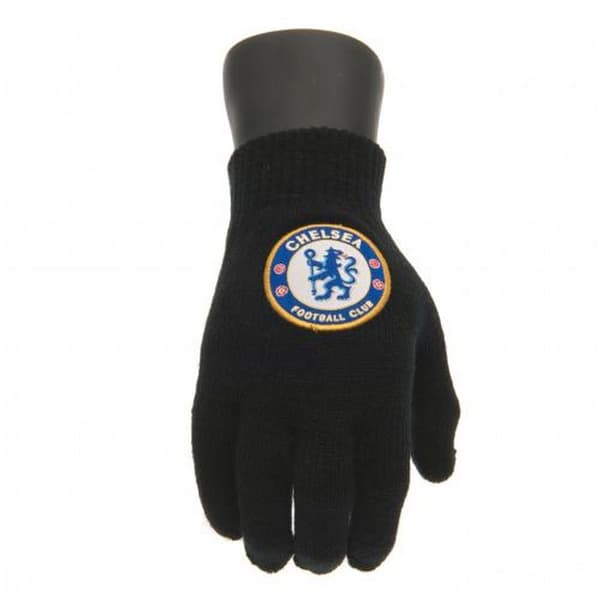 Chelsea FC Childrens/Kids Knitted Gloves