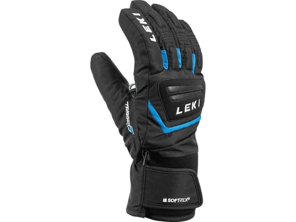 Leki Griffin S Junior hansker bl-cyan 6.0