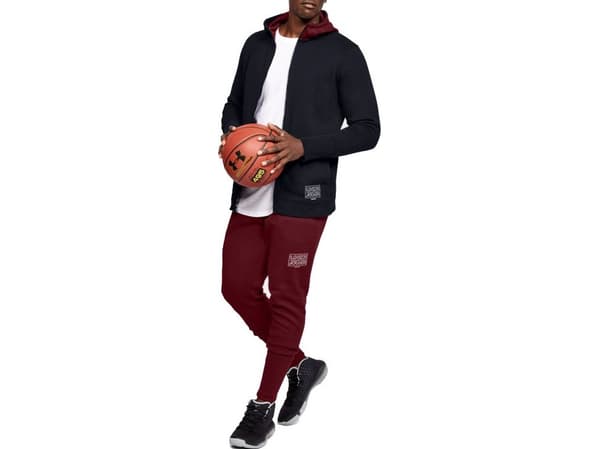 Under Armour Bluza męska Baseline Fleece Full Zip Hoodie czarna r. XS (1343006-002)