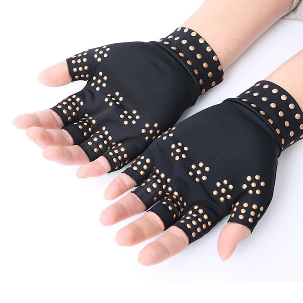 1-Par Kompress Fingerlösa Artrit Handskar