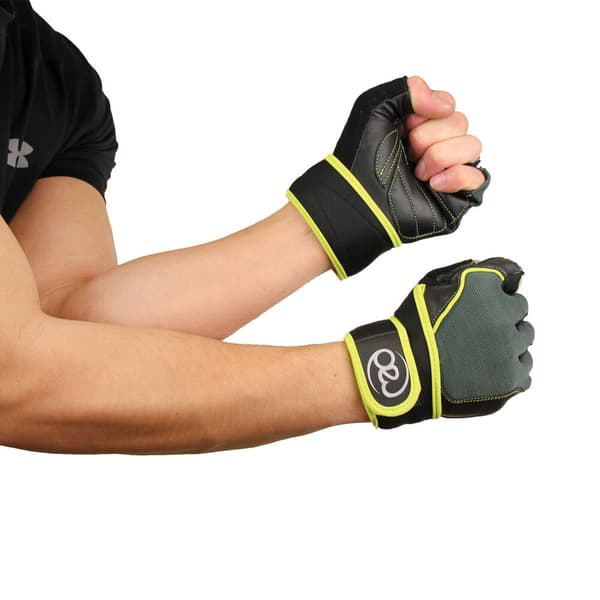 Fitness Mad Mens Core Fitness Läder Träningshandskar