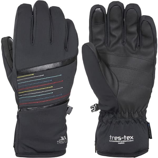 Trespass Womens/Ladies Kay Gloves Black M