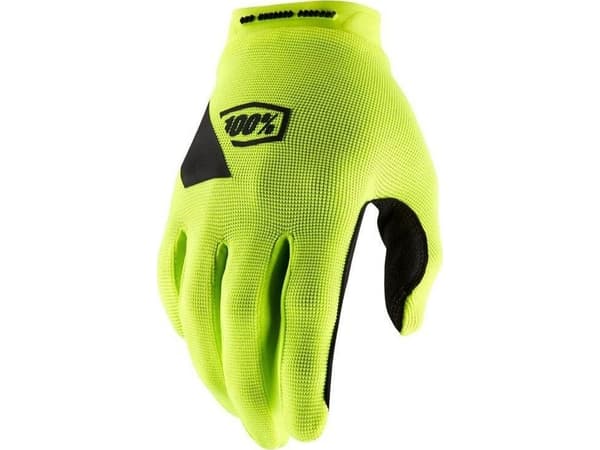100% Hansker 100% RIDECAMP Hanske fluo gul størrelse. XXL (håndlengde 209-216 mm) (NYHET)