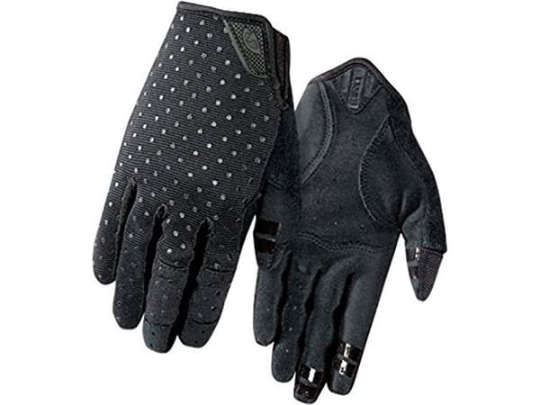 GIRO Women's gloves GIRO LA DND long finger black dots size M - GR-7068650
