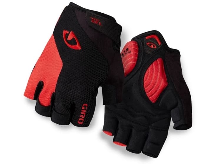 GIRO Cycling gloves Strade Dure SG black bright red r. M (GR-7068720)