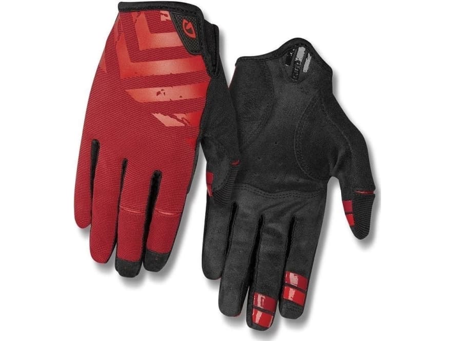 GIRO Men's gloves GIRO DND long finger dark red birght red size XXL (palm circumference from 267 mm/palm length from 211 mm)