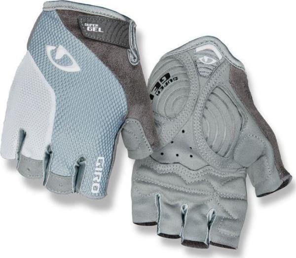 GIRO Women's gloves GIRO STRADA MASSA SG short finger titanium gray white size L (palm circumference 190-204 mm/palm length 185-195 mm) (NEW)