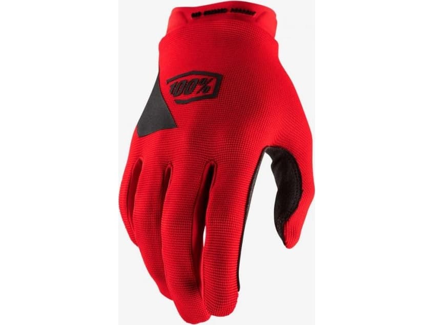 100% Gloves 100% RIDECAMP Youth Glove red size. L (palm length 159-171 mm) (NEW)