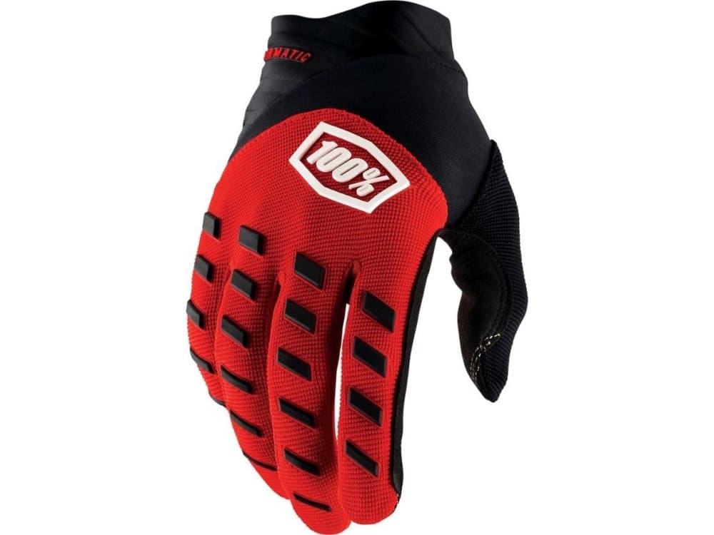 100% Gloves 100% AIRMATIC Glove red black size. L (hand length 193-200 mm) (NEW)