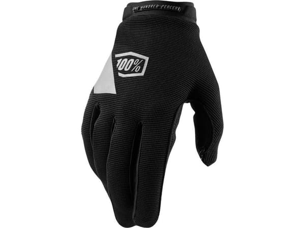 100% hansker 100% RIDECAMP Damehanske svart størrelse. XL (håndlengde 187-193 mm) (NY)