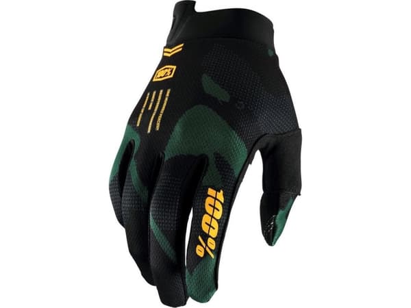 100% hansker 100% ITRACK Youth Glove sentinel sort størrelse. S (håndlengde 140-149 mm) (DWZ)