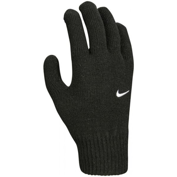 Nike Childrens/Kids 2.0 Knitted Swoosh Gloves Black L-XL