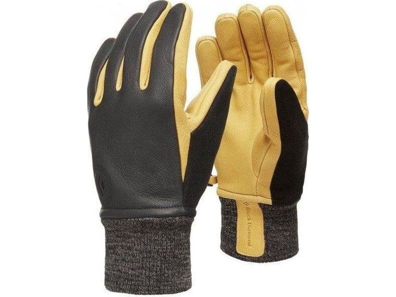 Black Diamond Ski Gloves Dirt Bag svart/gul r. S