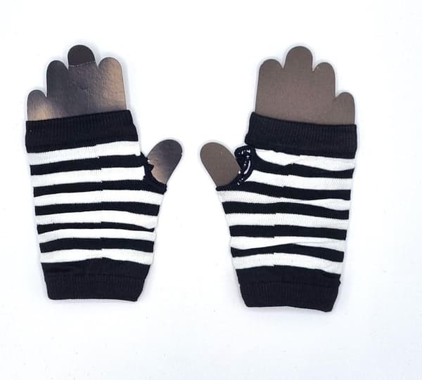 Fingerløse hansker - Stripete