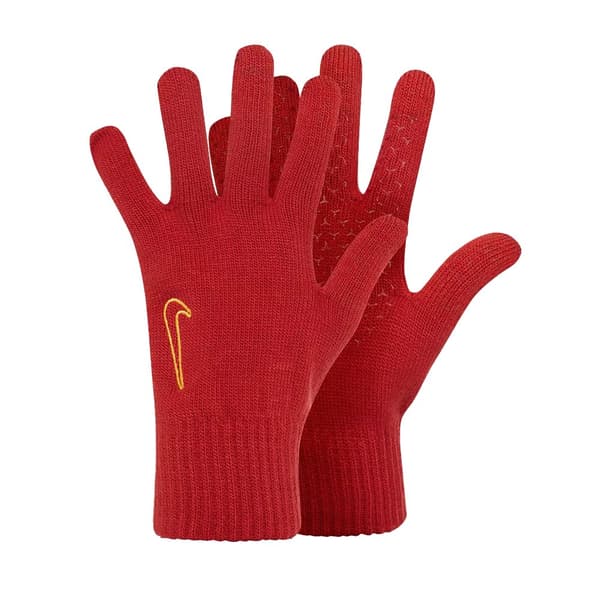 Nike Mens Cinnabar Knitted Swoosh Gloves