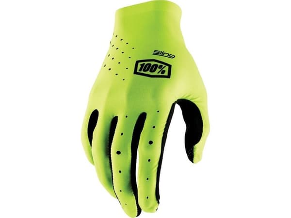 100% SLING MX Gloves Flou Gul str. M (håndlengde 187-193 mm) (NY)