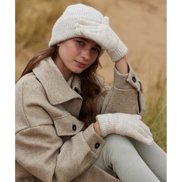 Beechfield Womens/Ladies Ribbed Cuff Gloves